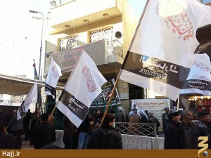 به راه افتادن هيئت بين المللي عزاداران حسيني + تصوير