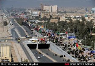 روز جمعه اوج ترافيك زائران حسيني در نجف