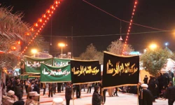 گزارش تصويري از  «موكب امام رضا»ايرانيان در كربلا 