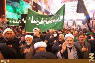 گزارش تصويري از  «موكب امام رضا»ايرانيان در كربلا 