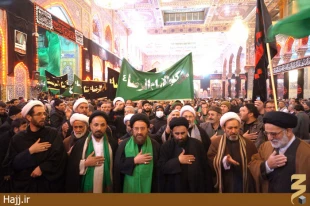 گزارش تصويري از  «موكب امام رضا»ايرانيان در كربلا 