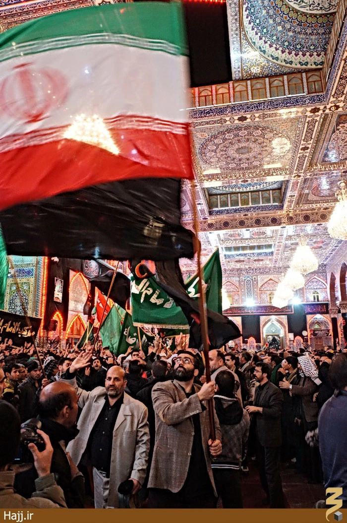 تصاوير جديد از موكب امام رضا ايرانيان در كربلاي معلي