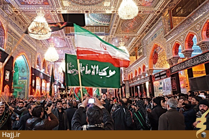 تصاوير جديد از موكب امام رضا ايرانيان در كربلاي معلي