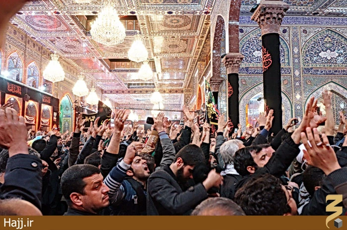 تصاوير جديد از موكب امام رضا ايرانيان در كربلاي معلي