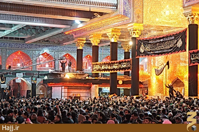 تصاوير جديد از موكب امام رضا ايرانيان در كربلاي معلي