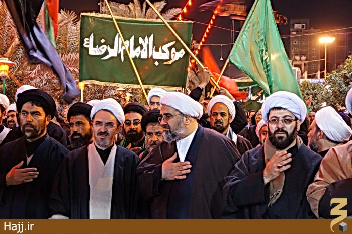 تصاوير جديد از موكب امام رضا ايرانيان در كربلاي معلي