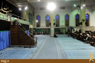 مراسم عزاداري اربعين حسيني در حضور رهبر انقلاب برگزار شد 