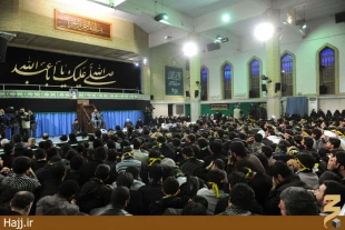 مراسم عزاداري اربعين حسيني در حضور رهبر انقلاب برگزار شد 