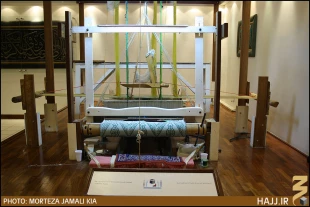 دستگاه قديمي پرده‌بافي خانه كعبه +تصوير