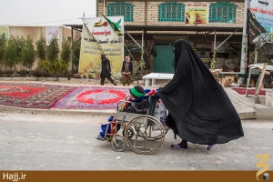 گزارش تصويري از پياده روي زائران حسيني