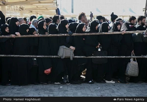 زائرين اربعين حسيني در مرز مهران  گزارش تصويري