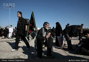 زائرين اربعين حسيني در مرز مهران/ گزارش تصويري