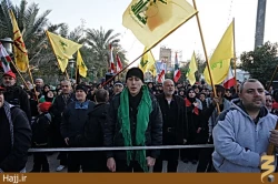 تصاوير پرچم حزب الله لبنان در بين الحرمين