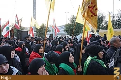 تصاوير پرچم حزب الله لبنان در بين الحرمين
