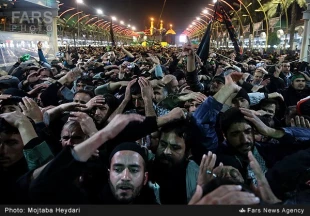 بين الحرمين نگين حلقه ارادت عاشقان ثارالله + عكس