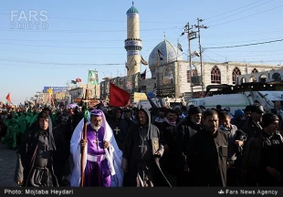 بين الحرمين نگين حلقه ارادت عاشقان ثارالله + عكس