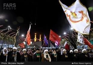 بين الحرمين نگين حلقه ارادت عاشقان ثارالله + عكس