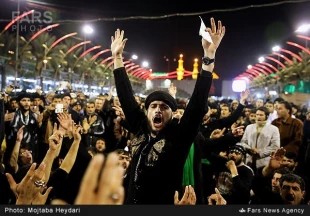 بين الحرمين نگين حلقه ارادت عاشقان ثارالله + عكس