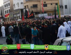 تصاويري از مراسم سوگواري رحلت پيامبر در عربستان