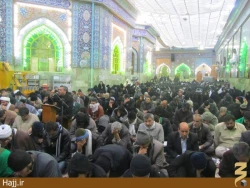 برگزاري مراسم قرائت دعاي ندبه زائران در عتبات