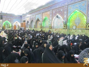 برگزاري مراسم قرائت دعاي ندبه زائران در عتبات