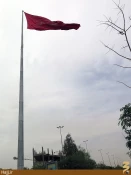 تصاوير بلندترين پرچم يا حسين در كربلا