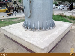 تصاوير بلندترين پرچم يا حسين در كربلا