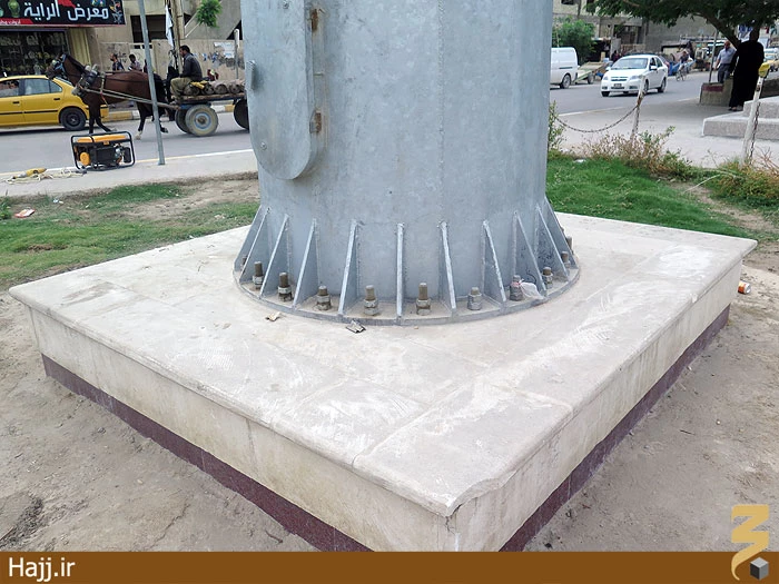 تصاوير بلندترين پرچم يا حسين در كربلا