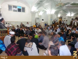 مراسم جشن ميلاد امام جواد در حرم علوي برگزار شد