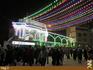 حال و هواي كربلا در شب ميلاد امام حسين عكس
