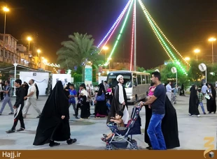 حال و هواي كربلا در شب ميلاد امام حسين عكس