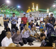 حال و هواي كربلا در شب ميلاد امام حسين عكس