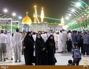 حال و هواي كربلا در شب ميلاد امام حسين عكس