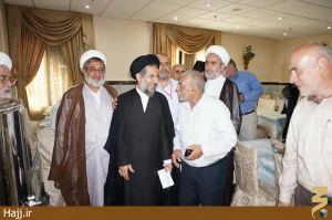 دیدار روزانه جانشین سرپرست حجاج در مدینه گزارش تصویری