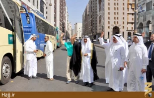 خروج آخرين گروه حجاج از مدينه منوره تصاوير