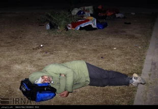 تصاويري از بازگشت زائران حسيني از مرز مهران