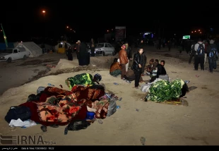 تصاويري از بازگشت زائران حسيني از مرز مهران