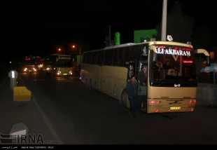 تصاويري از بازگشت زائران حسيني از مرز مهران