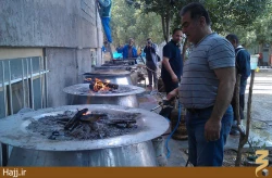 پايان بزرگترين جشنواره نذري + عكس