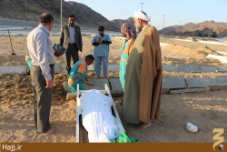 دفن زائران فوت شده در مكه