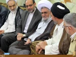 دیدار نماینده بعثه‌ رهبری با متولی جدید حرم علوی