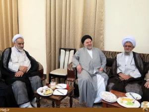 دیدار نماینده بعثه‌ رهبری با نماینده آیت الله سیستانی
