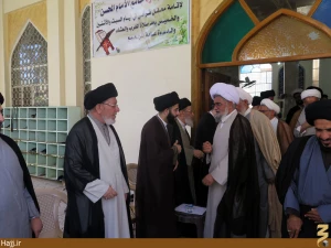 حضور هیئتی از بعثه‌ رهبری، درمراسم بزرگداشت آیت الله بحرالعلوم در کربلا