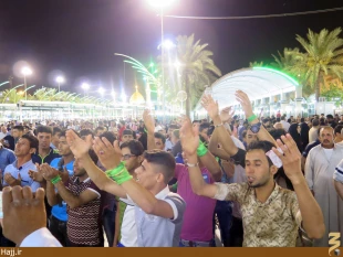 كربلاي معلي در «ليلة الرغائب» همه دست نياز بود