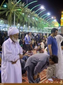 كربلاي معلي در «ليلة الرغائب» همه دست نياز بود