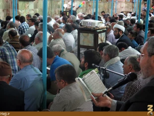طنين دعاي كميل در كربلاي معلي + تصاوير