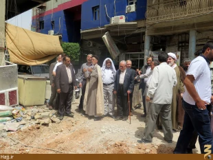 بازديد خيران سلامت از پروژه ساخت بيمارستاني در كربلا