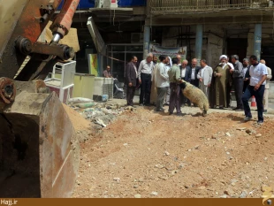 بازديد خيران سلامت از پروژه ساخت بيمارستاني در كربلا