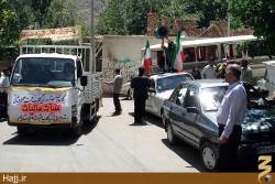 ارسال نخستين گلاب گلستان‌هاي نياسر كاشان به عتبات