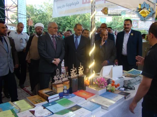 ششمين نمايشگاه سالانه كتاب در كاظمين راه اندازي شد
